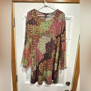 MSK Multicolor Paisley Women's Tunic